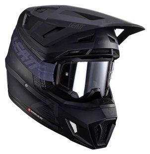 Шлем LEATT Moto 7.5 Helmet + Goggle [Stealth], S 1024060321 фото