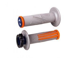 Мото грипсы ODI EMIG PRO MX V2 Lock-On Grip Gray/Orange H36EPGO фото