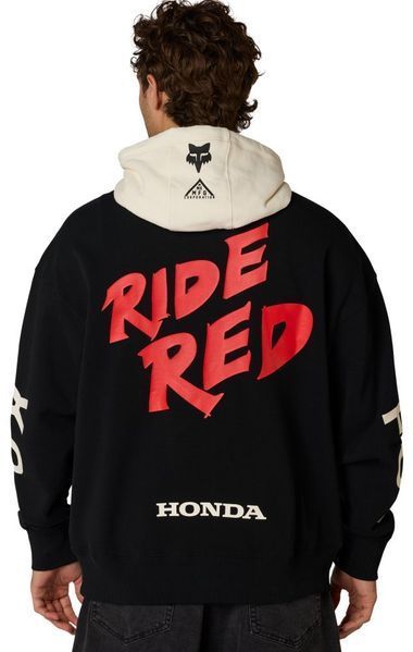 Толстовка FOX Hoodie - HONDA&reg; [Black], L 38276-001-L фото