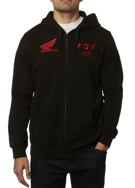 Толстовка FOX HONDA ZIP FLEECE [Black] 23055-001-L фото