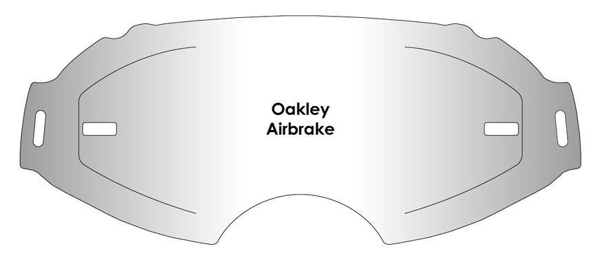 Линза AirScreen для очков Oakley Airbrake Kit с застежками, Прозрачный ( Clear ) 010-001-01 фото