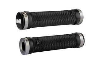 Гріпси ODI Ruffian MTB Lock-On Bonus Pack Black w/Grey Clamps (чорні з сірими замками) D30RFB-G фото