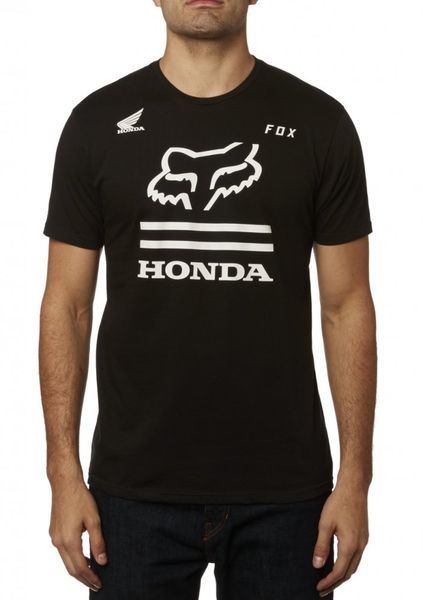 Футболка FOX HONDA PREMIUM TEE [Black] 23132-001-L фото