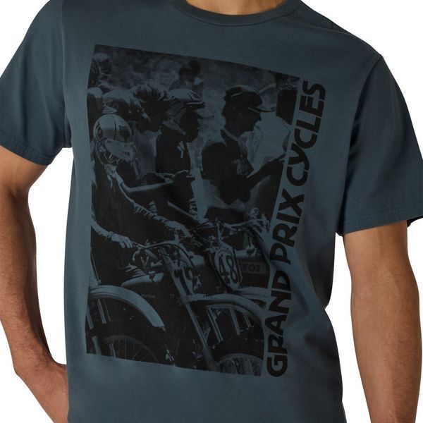 Футболка FOX Short Sleeve Tee - CIRCA 74 [Cobalt], XL 41228-387-XL фото