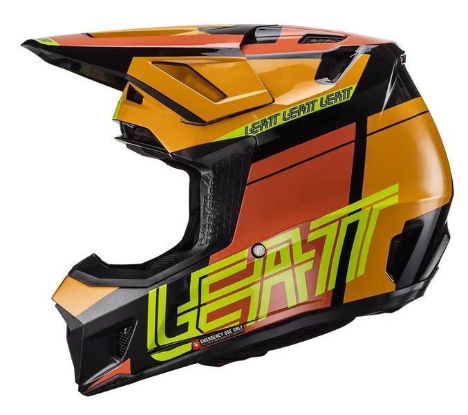 Шлем LEATT Helmet Moto 7.5 + Goggle [Citrus], M 1024060282 фото