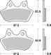 Тормозные колодки SBS High Performance Rear Brake Pads, Sinter 846H.LS фото 1