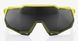 Очки Ride 100% SPEEDTRAP - Soft Tact Banana - Black Mirror Lens, Mirror Lens 61023-004-61 фото 3