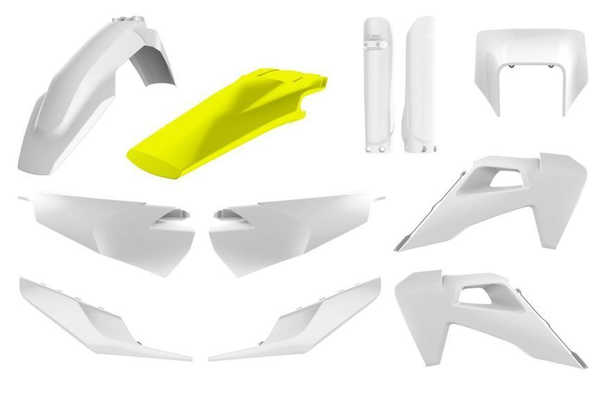 Пластик Polisport ENDURO kit - Husqvarna (20-) [White/Grey], Husqvarna 91324 фото