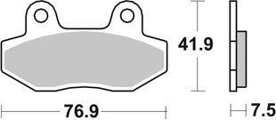 Тормозные колодки SBS Standard Brake Pads, Ceramic 814HF фото