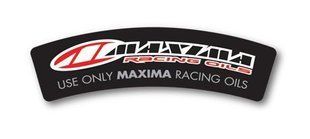 Наліпка Maxima Curved "Use only Maxima" [Red] 10037 фото