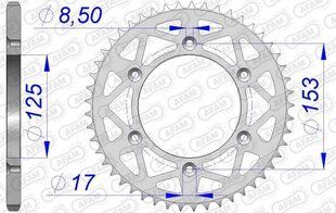 Зірка AFAM 520 Aluminium Chainwheel - Honda [Silver], 42z 11212N-42 фото