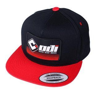 Кепка ODI FADE Hat Flat Bil BLk/Red G05FBR фото