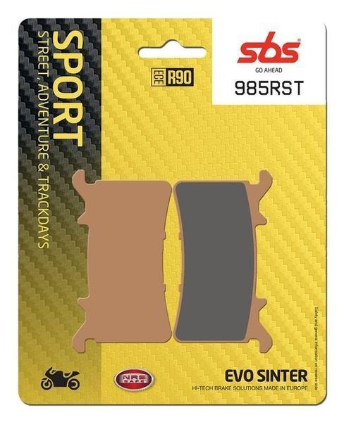Гальмівні колодки SBS Track Days Front Brake Pads, EVO Sinter 985RST фото