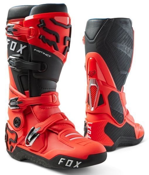 Мотоботы FOX INSTINCT 2.0 Boot [Flo Red], 10.5 24347-110-10.5 фото