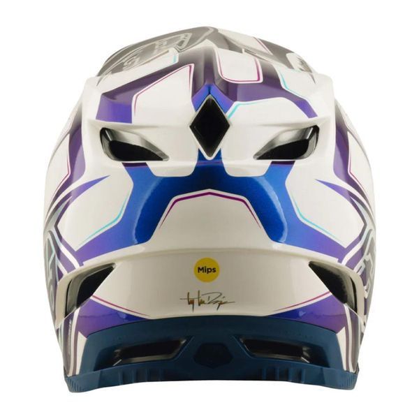 Вело шолом TLD D4 COMPOSITE HELMET; FLARED [WHITE / INDIGO] L 140022004 фото