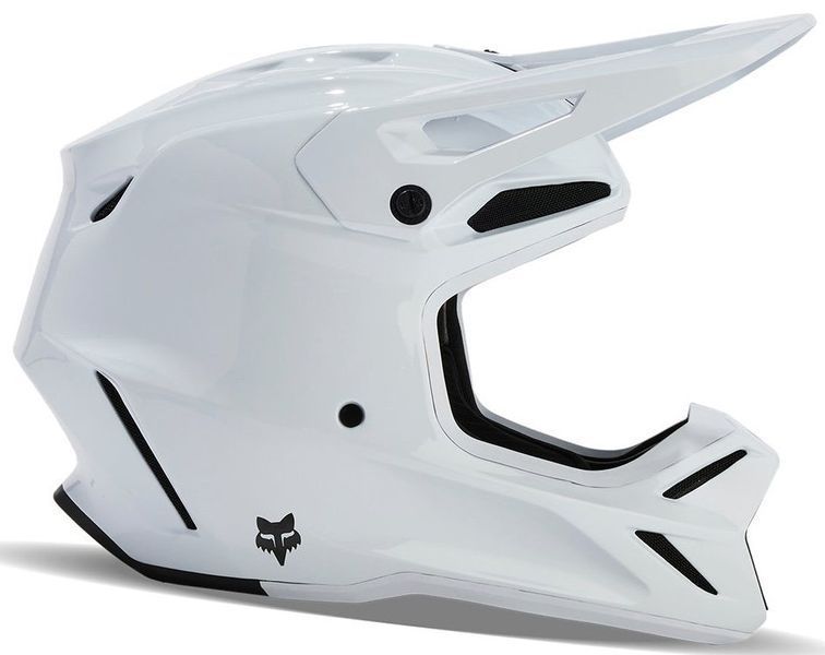 Шлем FOX V3 RS CARBON SOLID HELMET [White], M 31361-008-M фото