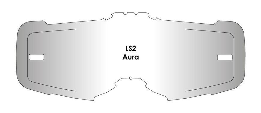 Линза AirScreen для очков LS2 Aura Kit без застежек, Прозрачный ( Clear ) 020-001-11 фото