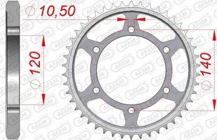 Звезда AFAM 530 Steel Chainwheel - Kawasaki [Silver], 39z 16603-39 фото