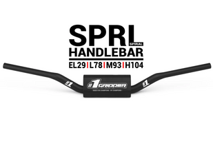 Руль ONEGRIPPER #1 SPRL (Spiral) Handlebar LOW - 78mm OGHB-SPRL-LOW-BL фото