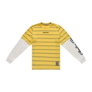 Джерсі TLD SKYLINE FAKIE RIDE LS TEE; STRIPE [BUTTER] S 332260002 фото