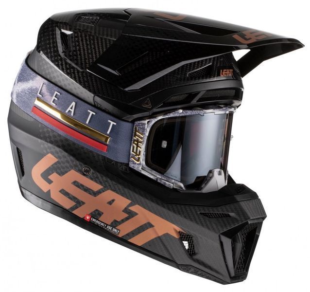 Шлем LEATT Helmet Moto 9.5 + Goggle [Carbon], L 1022010103 фото