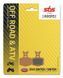Тормозные колодки SBS Racing Brake Pads, EVO Sinter/Sinter 1006RSI фото 2