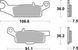 Тормозные колодки SBS Sport Brake Pads, Sinter/Carbon