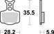 Тормозные колодки SBS Racing Brake Pads, EVO Sinter/Sinter 1006RSI фото 1