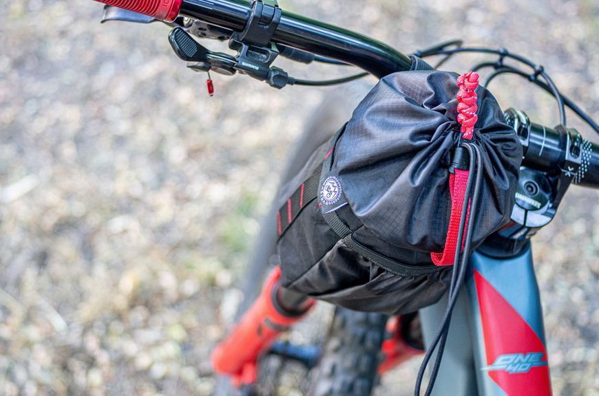 Сумка на руль KasyBag X-Pocket Pack One hand (кормушка) black-red KB-XPPOH-b-r фото