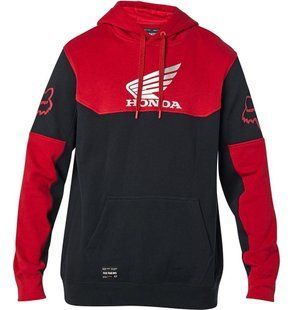 Толстовка FOX HONDA PULLOVER FLEECE [Black/Red], M 25956-017-M фото