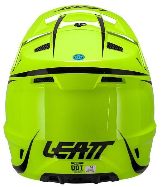 Шолом LEATT Moto 3.5 Helmet + Goggle [Neon Yellow], XXL 1026000755 фото