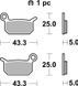 Тормозные колодки SBS Racing Brake Pads, EVO Sinter/Sinter 794RSI фото 1