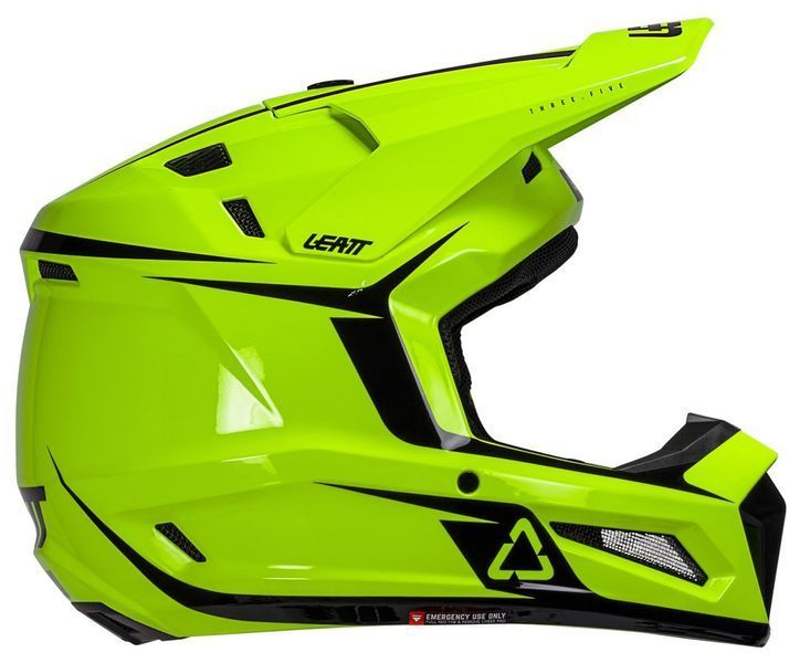 Шолом LEATT Moto 3.5 Helmet + Goggle [Neon Yellow], XXL 1026000755 фото