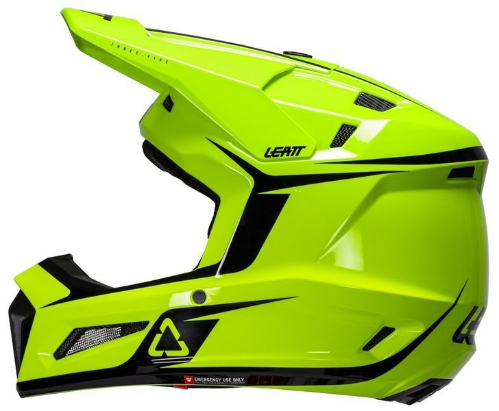 Шолом LEATT Moto 3.5 Helmet + Goggle [Neon Yellow], XXL 1026000755 фото