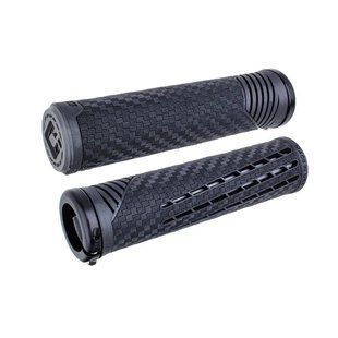 Гріпси ODI CF Grip v2.1 Lock-On Pearl Blk/Gpht w/MtBlk Clamp F35CFBH-B фото