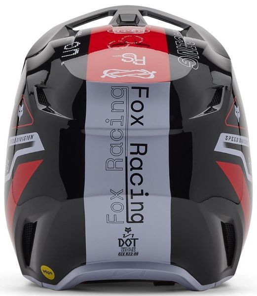 Шлем FOX YTH V1 Helmet &ndash; RACE SPEC [Flo Red], YS 33047-110-YS фото