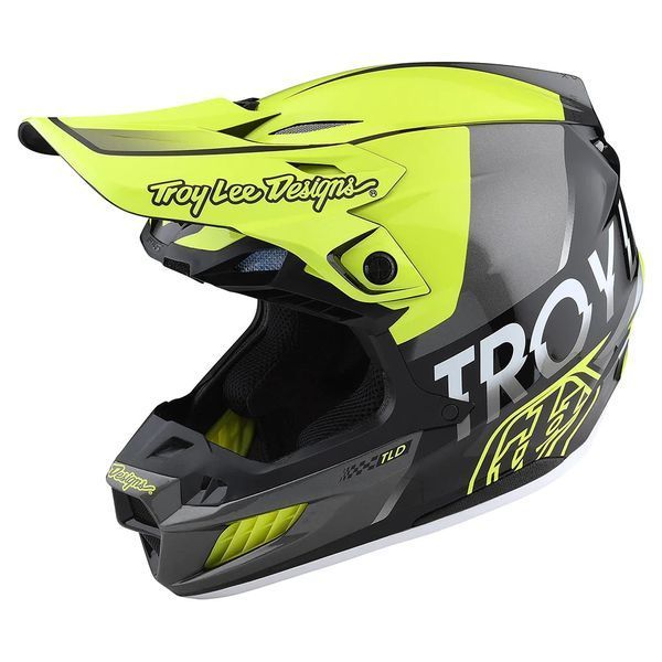Мото Шолом TLD SE5 COMPOSITE HELMET [QUALIFIER GLO YELLOW/BLk] MD 182559023 фото