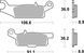 Гальмівні колодки SBS Sport Brake Pads, Sinter/Carbon 851SI фото 1