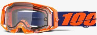 Окуляри 100% ARMATIC Enduro Goggle [Neon Orange], Dual Clear Lens 50070-10003 фото