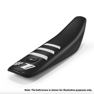 Чехол для мотосидения Onegripper - LIGHT RIB MINI - Black/White (детские мото) OGSC03-LRM-BLWHWH фото
