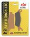 Гальмівні колодки SBS Racing Brake Pads, EVO Sinter/Sinter 911RSI фото 3