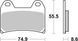 Тормозные колодки Renthal RC-1 Sport Brake Pads/ HHP, Sintered BP-507-HHP фото 2