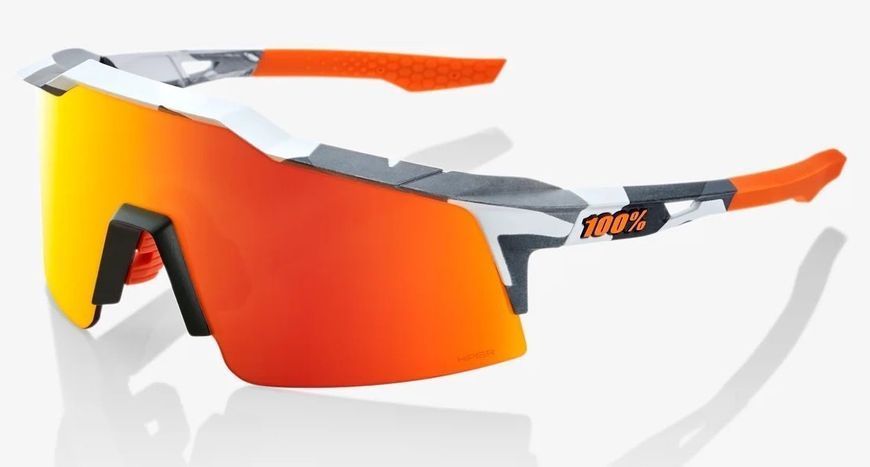 Окуляри 100% SpeedCraft SL HiPER Sunglasses [Soft Tact Grey Camo], HiPER Red Lens 60008-00000 фото
