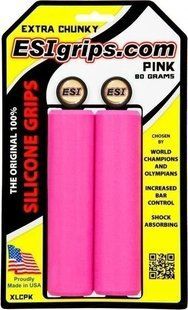 Грипсы ESI Extra Chunky Pink (розовые) XLCPK фото
