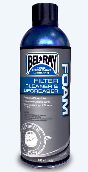 Очищувач фільтра Bel-Ray Foam Filter Cleaner [400мл], Aerosol 99180-A400W фото