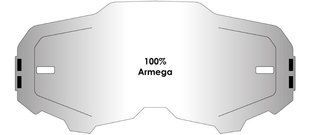 Лінза AirScreen для окулярів 100% Armega Kit без застібок, Дзеркальний хром ( Silver mirror ) 002-004-13 фото