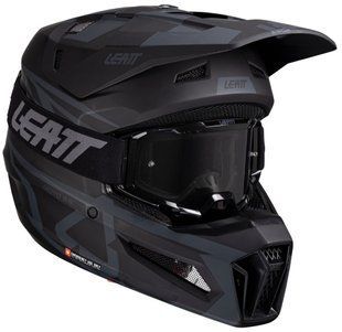 Шлем LEATT Moto 3.5 Helmet + Goggle [Stealth], XS 1025100500 фото