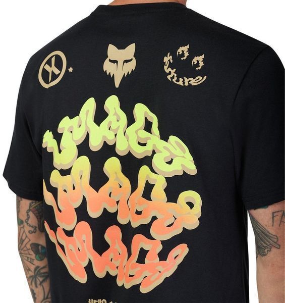 Футболка FOX PREMIUM Short Sleeve Tee - FUTURE [Black], L 33435-001-L фото