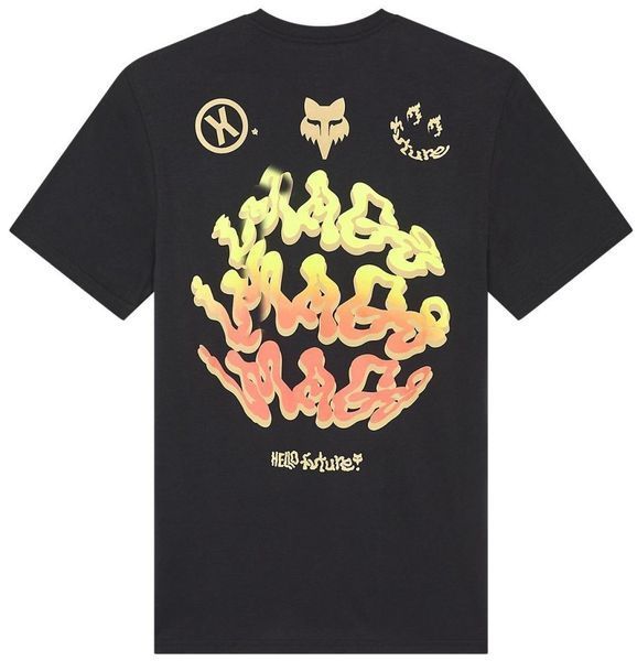 Футболка FOX PREMIUM Short Sleeve Tee - FUTURE [Black], L 33435-001-L фото
