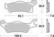Тормозные колодки SBS Sport Brake Pads, Sinter/Carbon 911SI фото 2